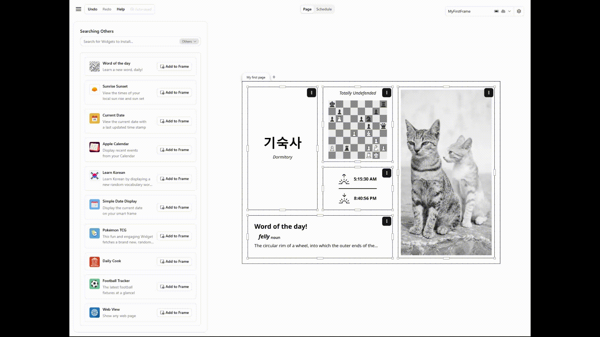 Creating a Page